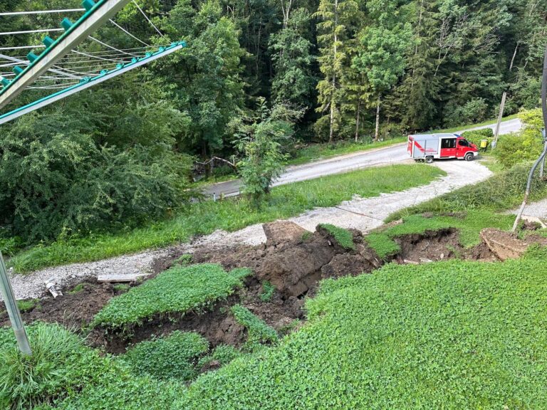 Hangrutsch im arlinggraben