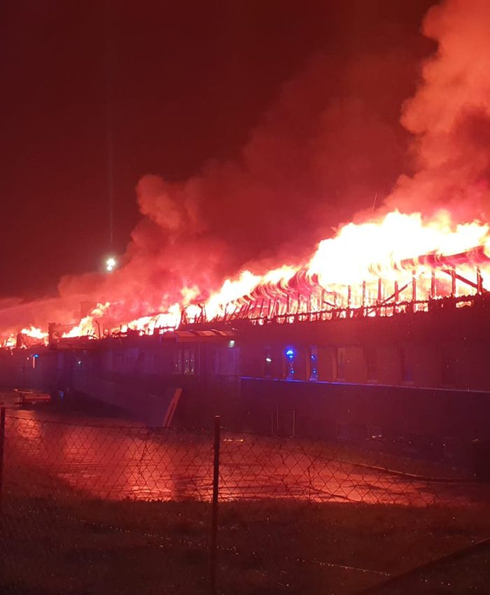 Großbrand bei lagerhalle in wolfsberg